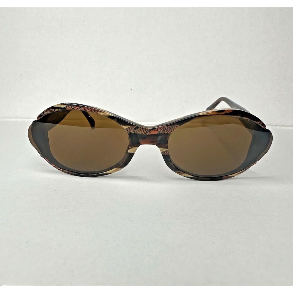 Alain Mikli Paris 3321 Col 2095 Vintage Women's Sunglasses Brown Tortoise Oval